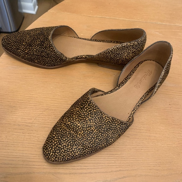 Madewell Real Animal Print Flats - Picture 1 of 7